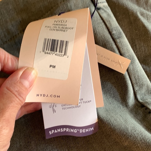 NYDJ Slim Bootcut Pull-On Jeans In Petite NWT petite medium - Picture 9 of 12